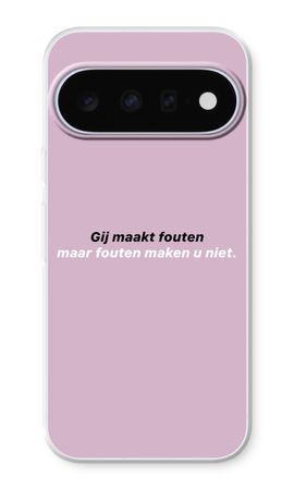Fouten maken u niet
