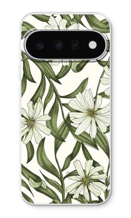 White flower pattern
