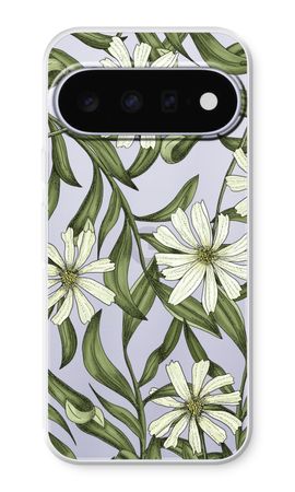 White flower pattern