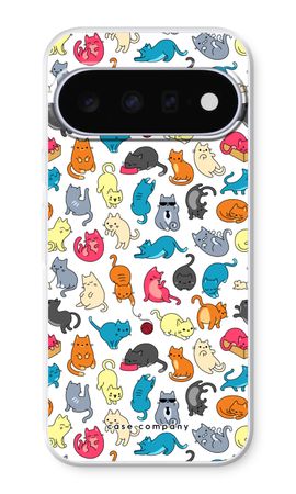 Colourful cats