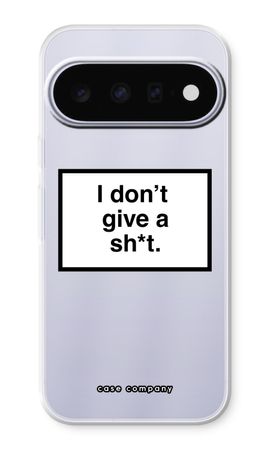 Don't give a shit