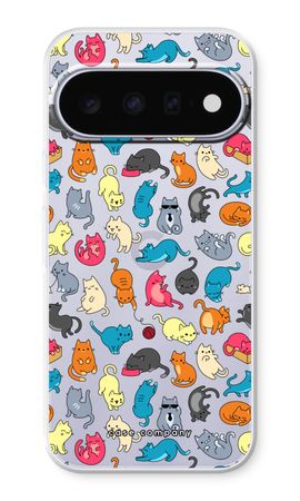 Colourful cats