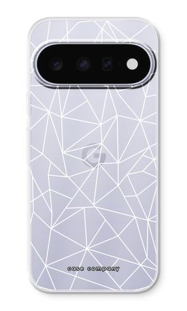 Geometric lines white