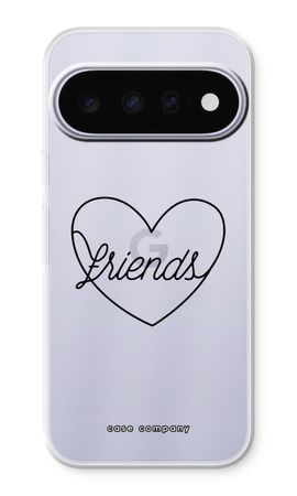 Friends heart black