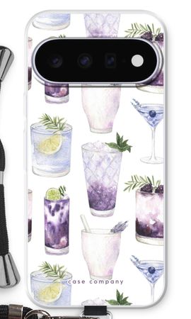Violet cocktails