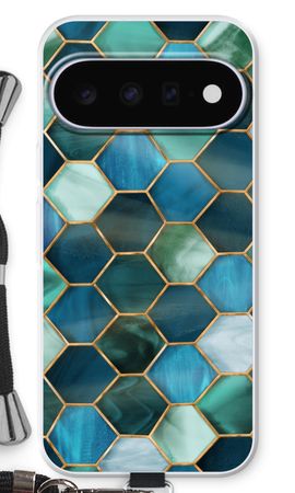 Hexagones en vitrail