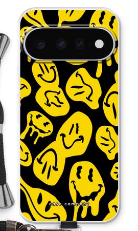 Schmelzendes Smiley-Gesicht - Gelb