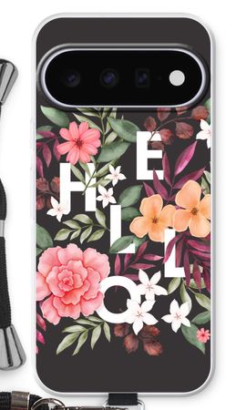 Hello in flowers