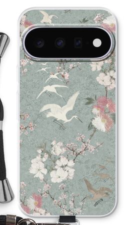 Japanska tranor blommar