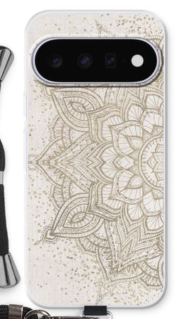 Boho gyllene mandala