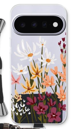Painted wildflowers