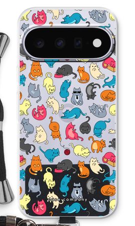 Farbenfrohe Katzen