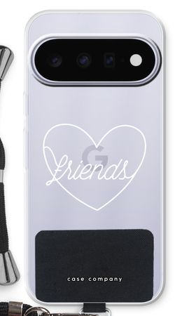 Friends heart pastel