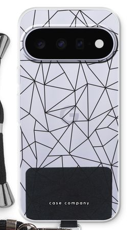 Schwarze geometrische Linien