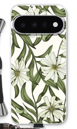 White flower pattern