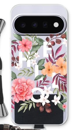 Hello in flowers