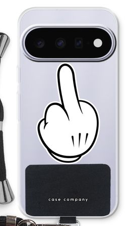 Middle finger white
