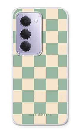 Checkered Mint, Miękkie etui Xiaomi Redmi 15 4G