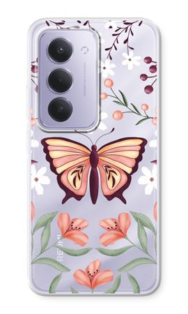 Butterfly in a floral world