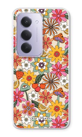 Retro Flowers N°2 - Yellow