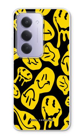 Melting smiley - Yellow