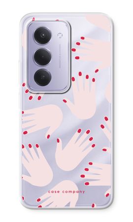 Hands pink