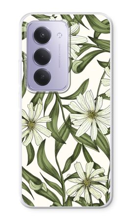 White flower pattern