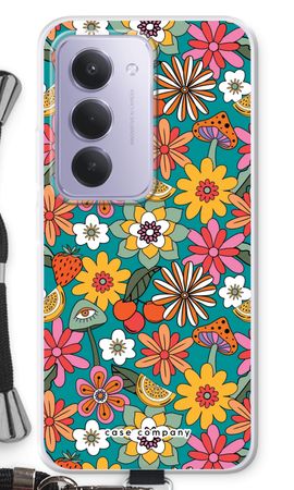 Retro Flowers N°2 - Blue