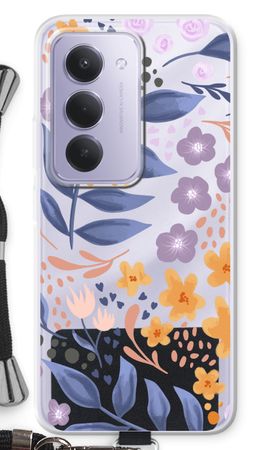 Flowers with blue leaves