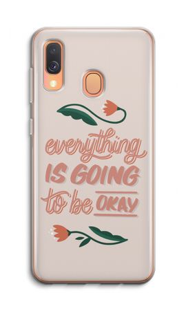 Optimistic flower girl