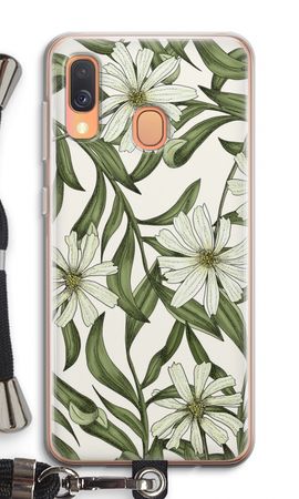 White flower pattern