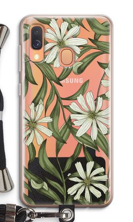 White flower pattern