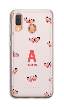 Rosy Butterflies Monogram