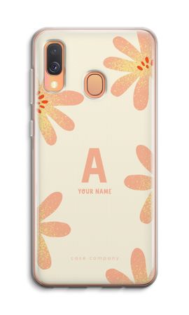 Peach Blossom Monogram
