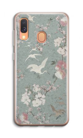 Japanska tranor blommar