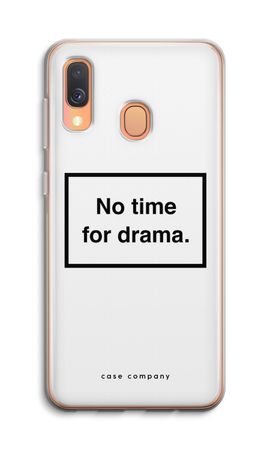 No drama