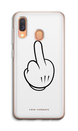 Middle finger white