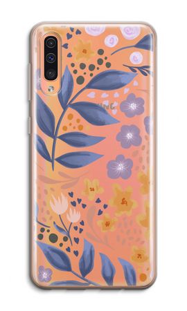 Flowers with blue leaves