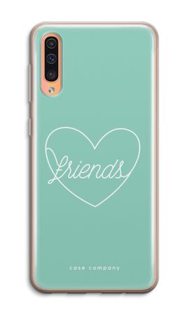 Friends heart pastel