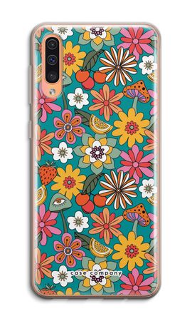 Retro Flowers N°2 - Blue