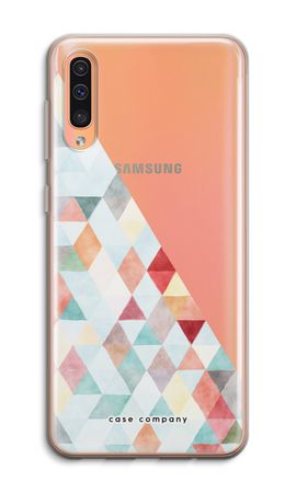 Coloured triangles pastel