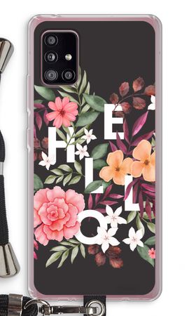Hello in flowers