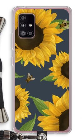 Sunflower and bees