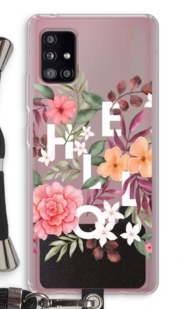 Hello in flowers