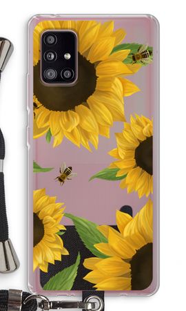 Sunflower and bees