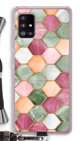 Hexagons in stained glass