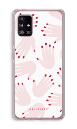 Hands pink