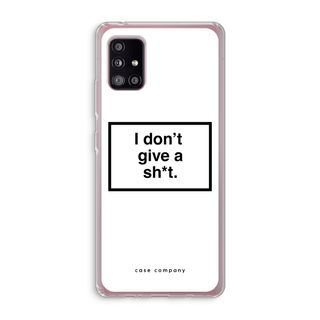 Don't give a shit