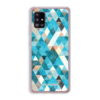 Coloured triangles blue