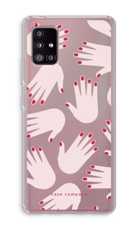 Hands pink